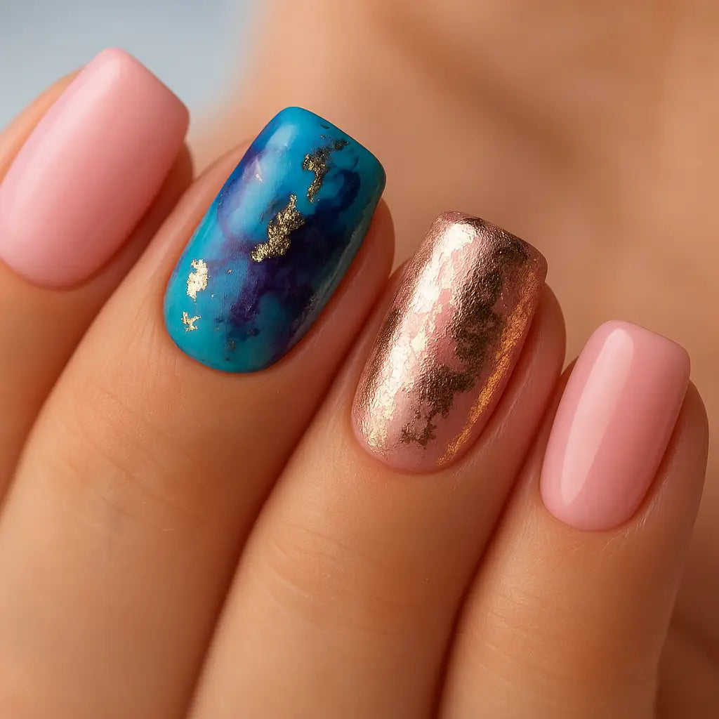 Foil & Blooming Gel: Creative Ways to Elevate Your Nail Art